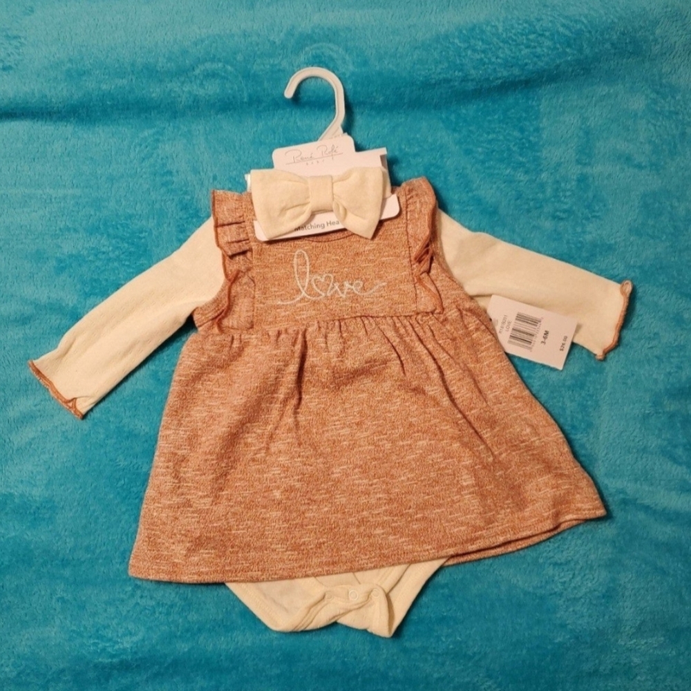 Adorable Rene Rofe Baby Dress with Bow